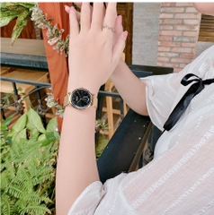 Đồng Hồ Nữ JA-1065B Julius Hàn Quốc Dây Thép (Vàng)