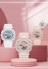 Đồng Hồ Unisex JA-1276B Julius Hàn Quốc Thể Thao (Trắng Xanh)
