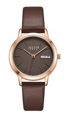 Đồng Hồ Nữ JA-1375 Julius Hàn Quốc Dây Da (4 Màu)