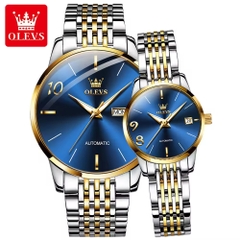 Đồng Hồ Cặp OLEVS-6632 Dây Thép Chính Hãng
