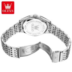 Đồng Hồ Nam OLEVS-9908B Dây Thép Chính Hãng