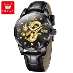 Đồng Hồ Nam OLEVS-3619B Dây Da Chính Hãng
