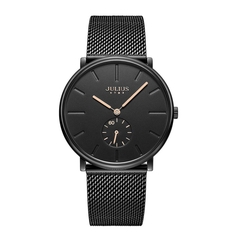 Đồng Hồ Nữ JS-043 Kính Sapphire Julius Hàn Quốc Dây Thép (3 Màu)