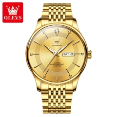 Đồng Hồ Nam OLEVS-9908B Dây Thép Chính Hãng