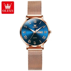 Đồng Hồ Nữ OLEVS-2920 Dây Thép Chính Hãng