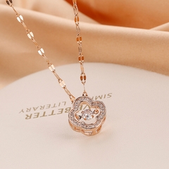 Nữ Trang ESME ES155 Dây Chuyền Cao Cấp (Vàng Hồng)