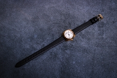 Đồng Hồ Nữ JA-1402A Julius Hàn Quốc Dây Da (Đen)