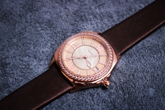 Đồng Hồ Nữ JA-1401B Julius Hàn Quốc Dây Da (Nâu)