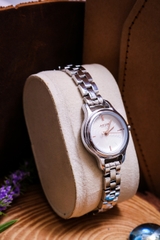 Đồng Hồ Nữ JA-1409A Julius Hàn Quốc Dây Thép (Bạc)