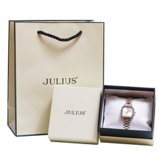 Đồng Hồ Nữ JA-1406C Julius Hàn Quốc Dây Thép (Demi)