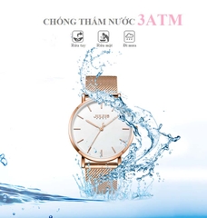 Đồng Hồ Nam JA-1164MC Julius Hàn Quốc Dây Thép (Đồng Trắng)