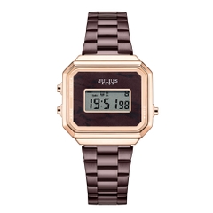 Đồng Hồ Nữ JA-1347 Julius Hàn Quốc Dây Thép (4 Màu)