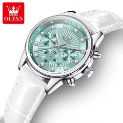 Đồng Hồ Nữ OLEVS-3669 Dây Da Chính Hãng
