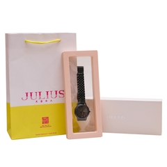 Đồng Hồ Cặp Julius Hàn Quốc Dây Thép JA-1365MD/LD (ĐEN)
