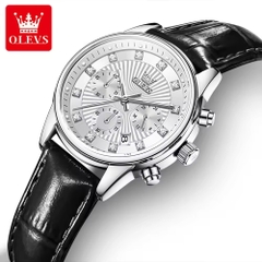 Đồng Hồ Nữ OLEVS-3669 Dây Da Chính Hãng