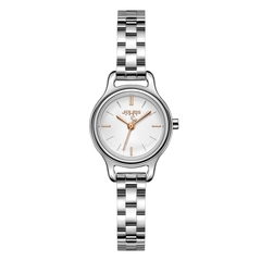 Đồng Hồ Nữ JA-1409A Julius Hàn Quốc Dây Thép (Bạc)