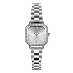 Đồng Hồ Nữ JA-1406A Julius Hàn Quốc Dây Thép (Bạc)