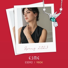 Dây Chuyền ESME ES092 Bạc 925 Cao Cấp Đính Đá Swarovski