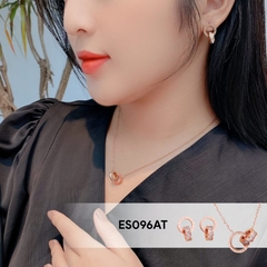 Combo Đồng Hồ Nữ JA-945E1 Julius Hàn Quốc + Trang Sức ESME ES096
