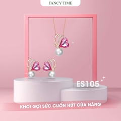 Bông Tai Cao Cấp ESME ES105BS Phủ Rodium (Vàng Hồng)