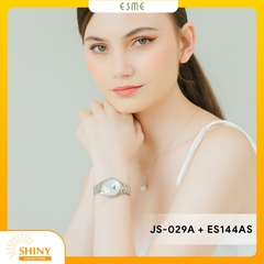 Combo Đồng Hồ Nữ JS-029A Julius Hàn Quốc + Nữ Trang ESME ES144AS
