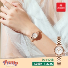 Đồng Hồ Nữ JA-1409B Julius Hàn Quốc Dây Thép (Đồng)