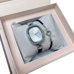 Đồng Hồ Nữ JA-298A Hàn Quốc + Vòng Tay JSB02