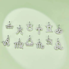 Dây Chuyền ESME ESHK0087 Libra Kim Cương Đá Moissanite Bạc 925 Xi Kim 5 lớp