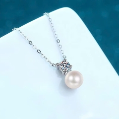 Dây Chuyền ESME ES0009 Kim Cương Đá Moissanite Bạc 925 Xi Kim 5 lớp