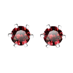 Bông Tai ESME ESES013C Kim Cương Đá Moissanite Bạc 925 Xi Kim 5 lớp