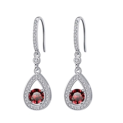 Bông Tai ESME ESES014C Kim Cương Đá Moissanite Bạc 925 Xi Kim 5 lớp