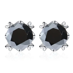 Bông Tai ESME ESES032C Kim Cương Đá Moissanite Bạc 925 Xi Kim 5 lớp