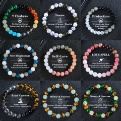 Vòng Tay Trang Sức Đá tự nhiên Charms Wealth Beaded Bracelet