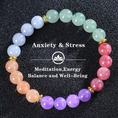 Vòng Tay Trang Sức Đá tự nhiên Charms Wealth Beaded Bracelet
