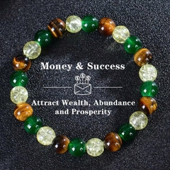 Vòng Tay Trang Sức Đá tự nhiên Charms Wealth Beaded Bracelet