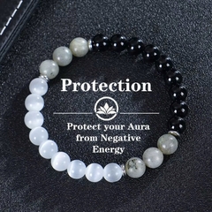 Vòng Tay Trang Sức Đá tự nhiên Charms Wealth Beaded Bracelet