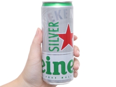 Bia Heinneken Silver lon 330 ml