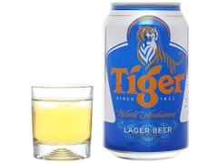Bia Tiger xanh lon 330ml