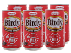 Cà phê sữa birdy lon 170ml