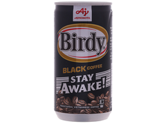 Cà phê đen Birdy lon 170ml