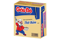 Mì Gấu Đỏ thịt bằm gói 63g