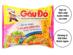 Mì Gấu Đỏ thịt bằm gói 63g