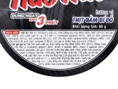 Mì ly Hảo Hảo Handy thịt bằm bí đỏ 68g
