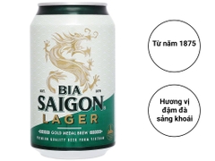 Bia Sài Gòn Lager lon 330ml