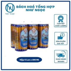 Hộp quà 6 Lọ/ Lốc 6 Lon - Nước Yến Sào Khánh Hòa Sanest