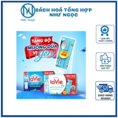 [Tặng Muỗng Đũa Inox] Nước Khoáng Thiên Nhiên Lavie Chai 500ml