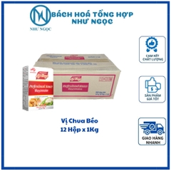 THÙNG 12 HỘP - Xốt Aji Mayo Hộp 1Kg - Bách Hóa Tổng Hợp Như Ngọc