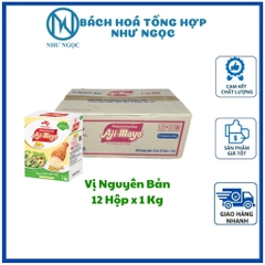 THÙNG 12 HỘP - Xốt Aji Mayo Hộp 1Kg - Bách Hóa Tổng Hợp Như Ngọc