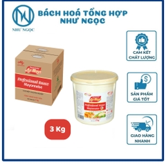 THÙNG XỐT 3KG - Xốt Aji Mayo Xô Lớn Tiết Kiệm - Bách Hóa Tồng Hợp Như Ngọc