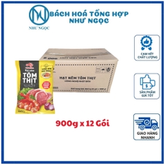 Thùng - Bột Gà Lon/ Hạt Nêm Aji-ngon 900g - Bách Hóa Tổng Hợp Như Ngọc